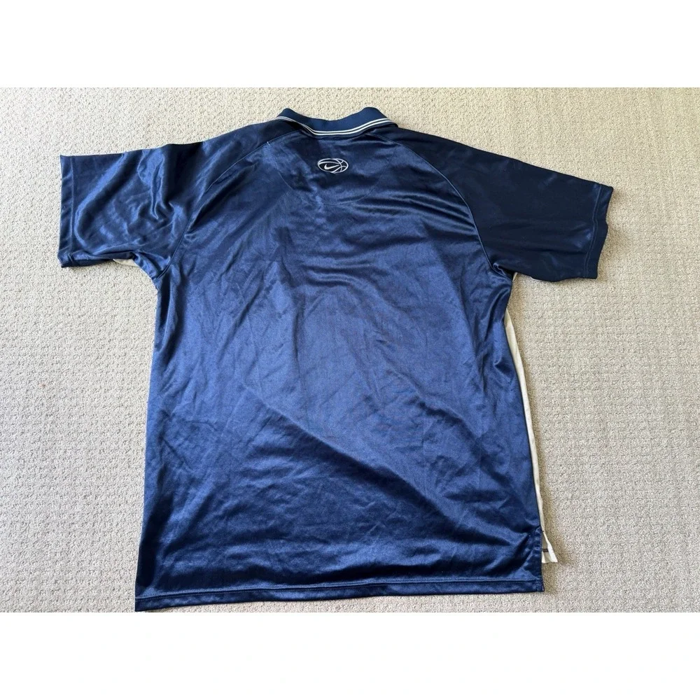 Vintage 90s Nike Basketball Collared Polo Warmup Pullover Shirt Size XL